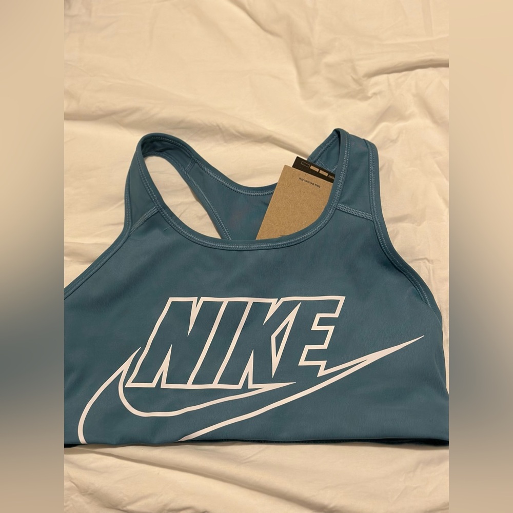 Nike Swoosh Racerback Medium Support Sports Bra in a size Medium NWT